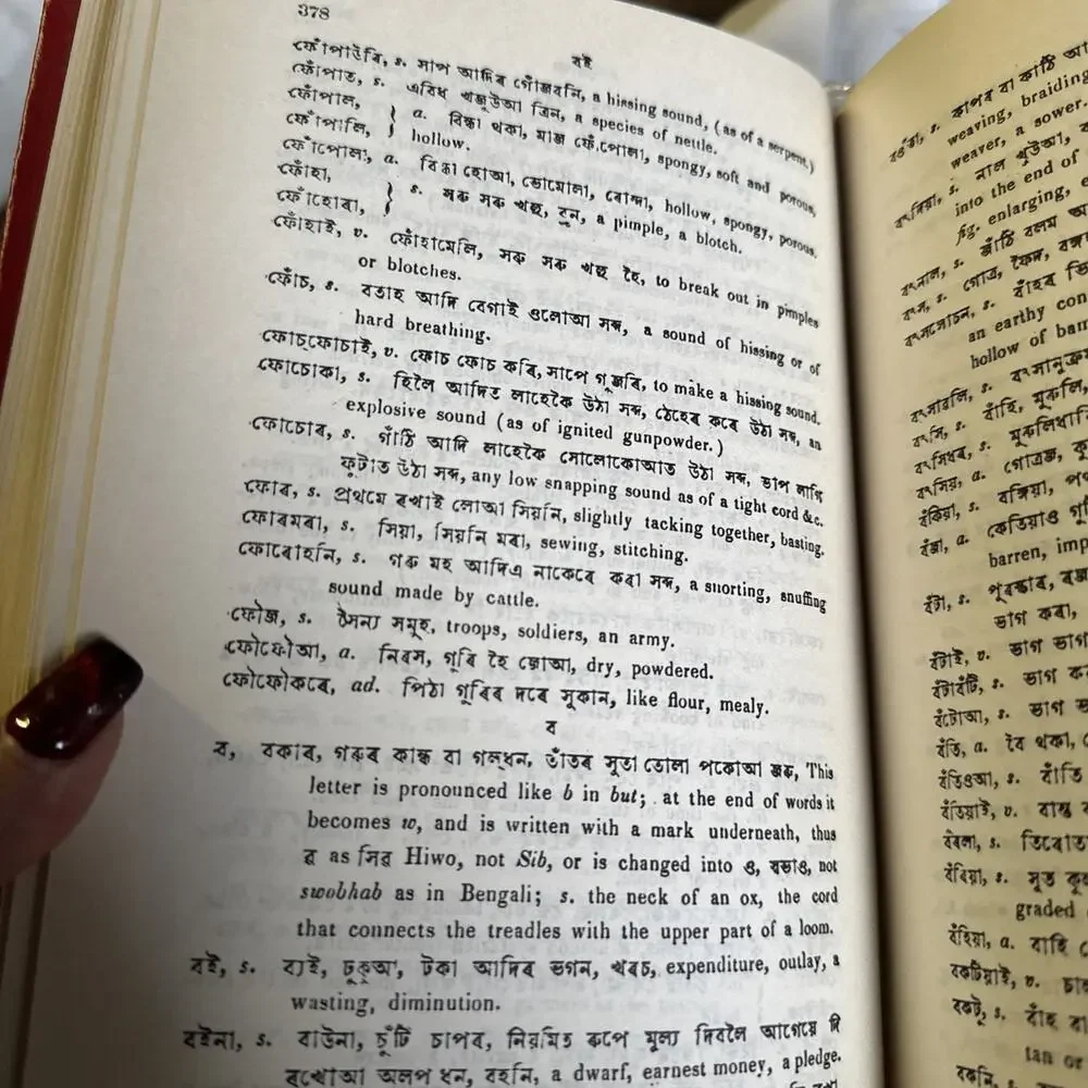 A‎ dictionary in Assamese and English M Bronson Hardcover